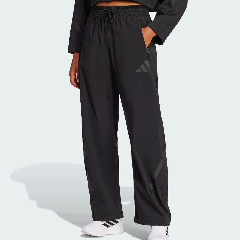 NWT - adidas Women's ZNE Woven Pants - BLACK - Size XL